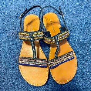 Rampage Beaded Sandals